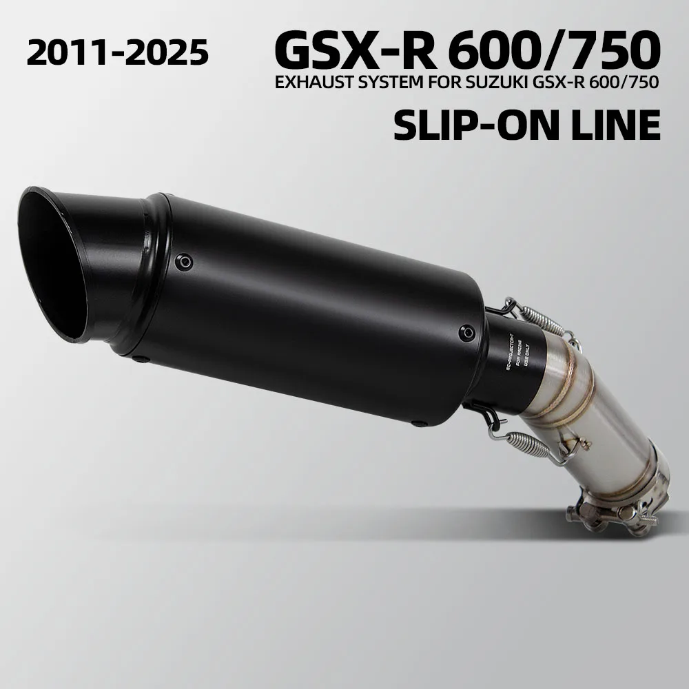 Silenciador de escape slip-on Suzuki GSXR750/600 GSXS750/600 11-25