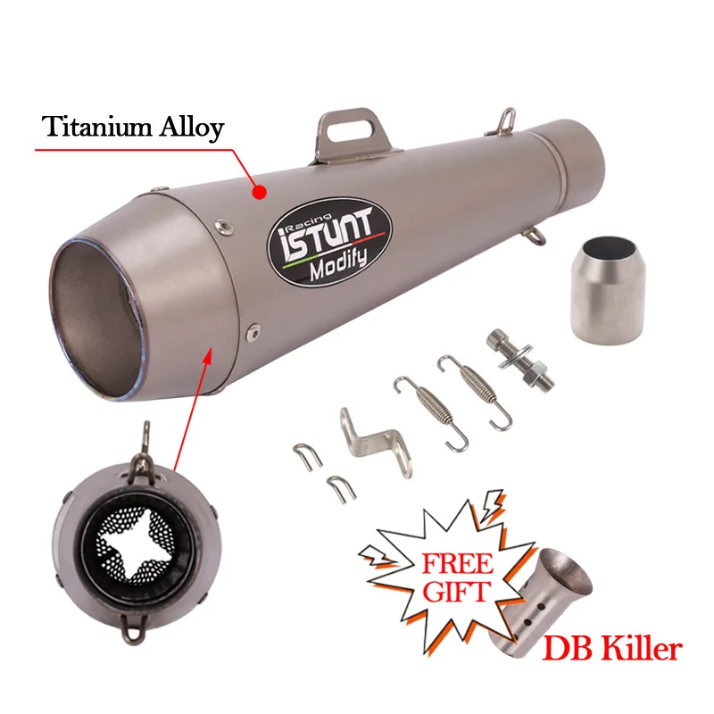 Silenciador escape titanio moto Z900 GSXR1000 R1 MT07 MT09 M4 - imagen 5