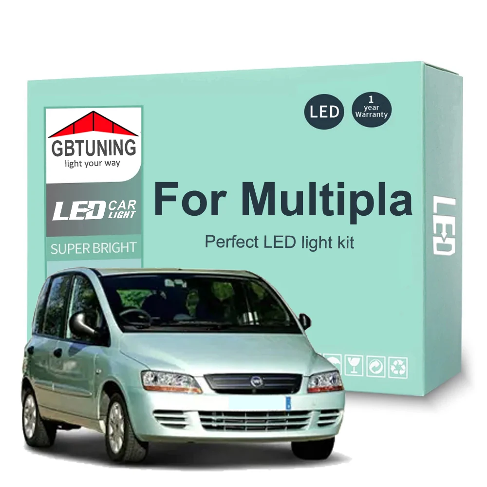 Kit bombillas LED interiores Canbus Fiat Multipla 1999-2010