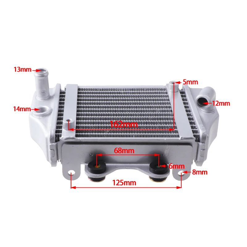 Radiador de refrigeración moto Zongshen, Loncin y Lifan 150-250cc - imagen 2