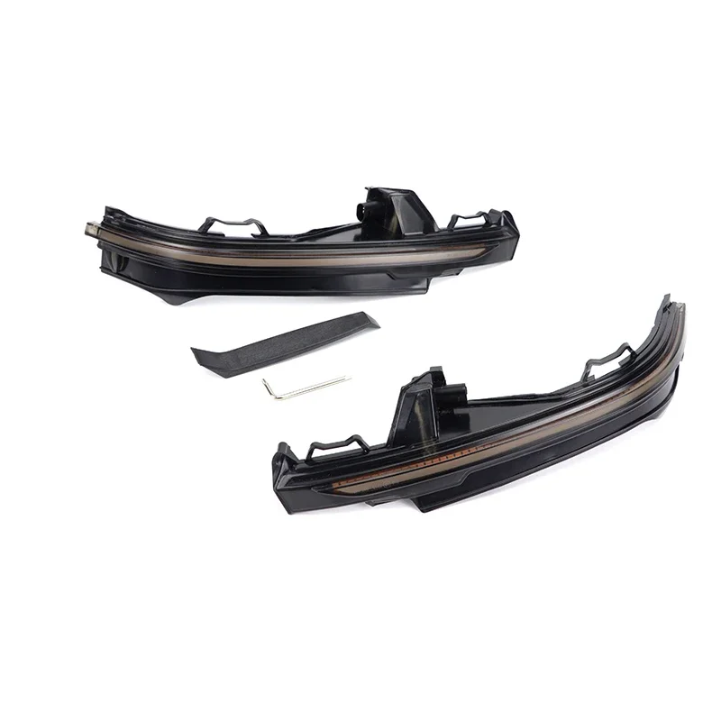 Luz LED de intermitente negra dinámica, luz secuencial para espejo retrovisor para Audi Q5 SQ5 FY 2018-23, Q7 SQ7 4M 2016-2023 - imagen 4