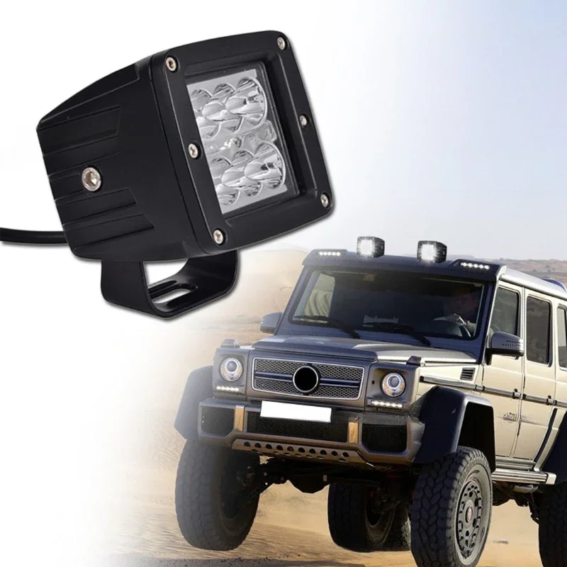 GoodSquare Foco LED Cuadrado Auxiliar – Luz Trabajo Todo Terreno 4x4