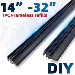 Tira de goma cortable para limpiaparabrisas sin marco de 6 mm