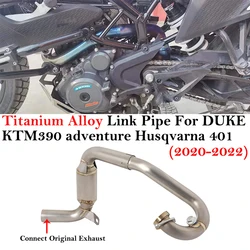 Tubo escape titanio posición alta KTM DUKE 250 / Husqvarna 401