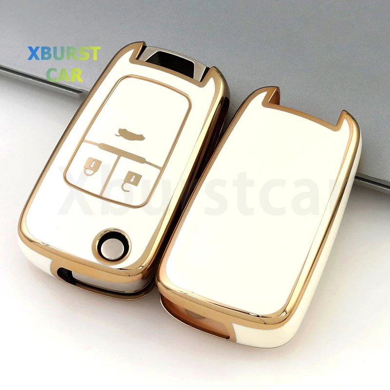 Funda llave TPU 3 botones para Chevrolet Cruze Trax Onix