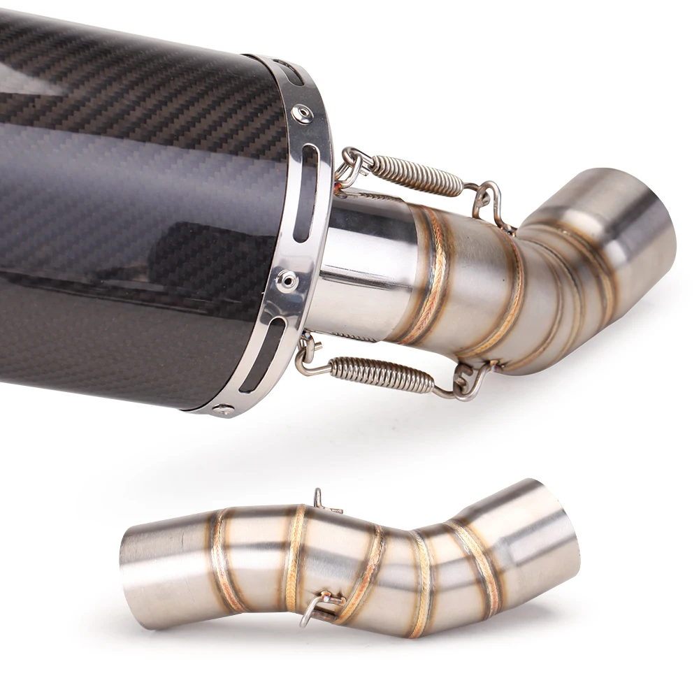 Para Z900RS 2017 2018 2019 2020 silenciador de escape de motocicleta conexión modificada tubo medio tubo de enlace 51mm - imagen 3
