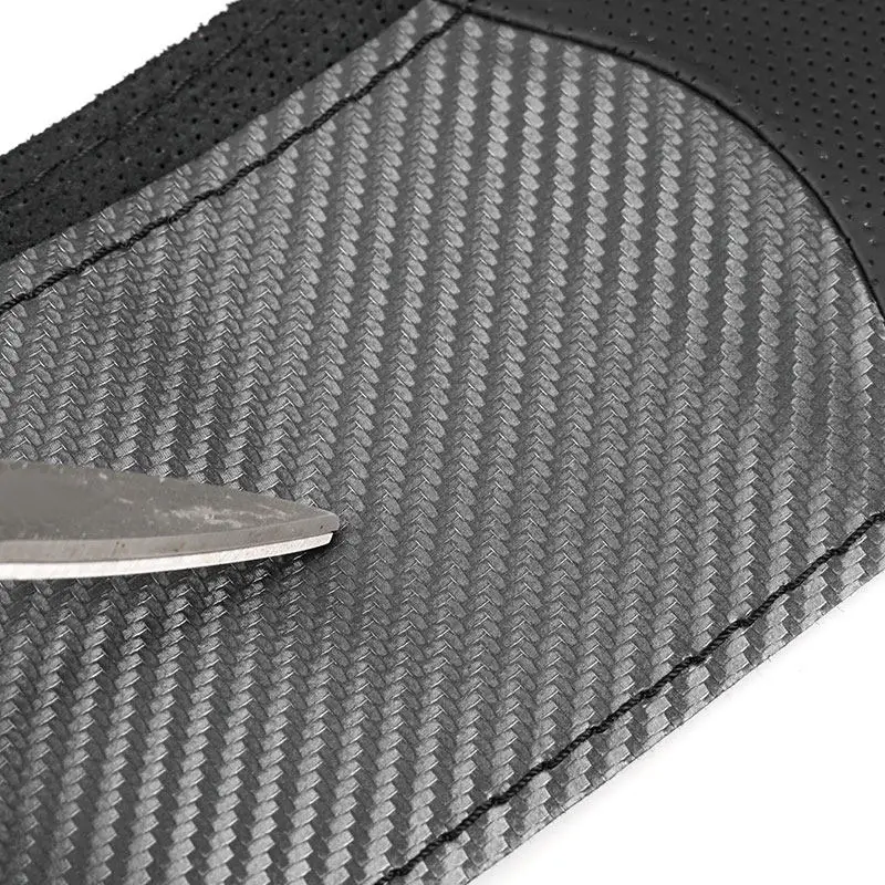 Kit embellecedor fibra de carbono para volante VW Golf Passat Polo Leon - imagen 3