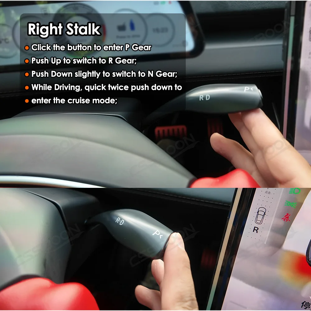 Vjoycar Palanca de giro para Tesla Model Y 2025+ - imagen 2