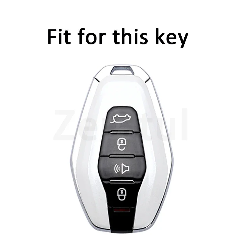 Funda TPU llave coche cuatro botones Chery Jetour X70 X90 X95 - imagen 2