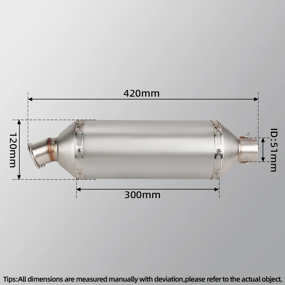 Silenciador slip-on de acero inoxidable para KTM 790/890 Adventure - imagen 3