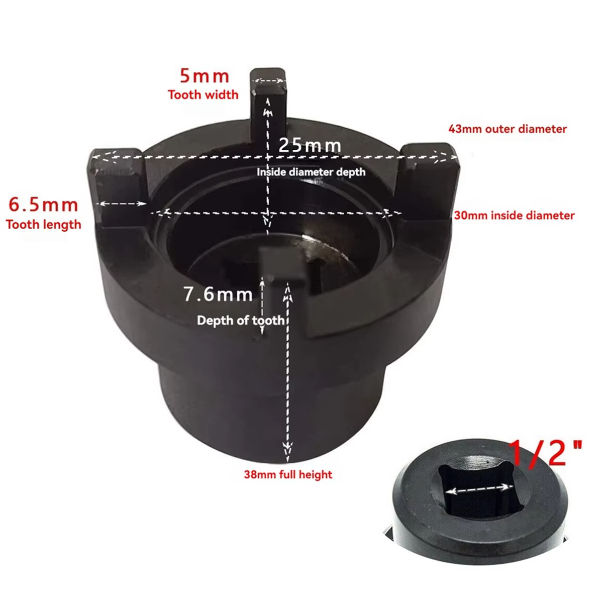 Herramienta extracción tuerca 09940-14940 – Suzuki DL1000 DL650 GSX-R - imagen 4