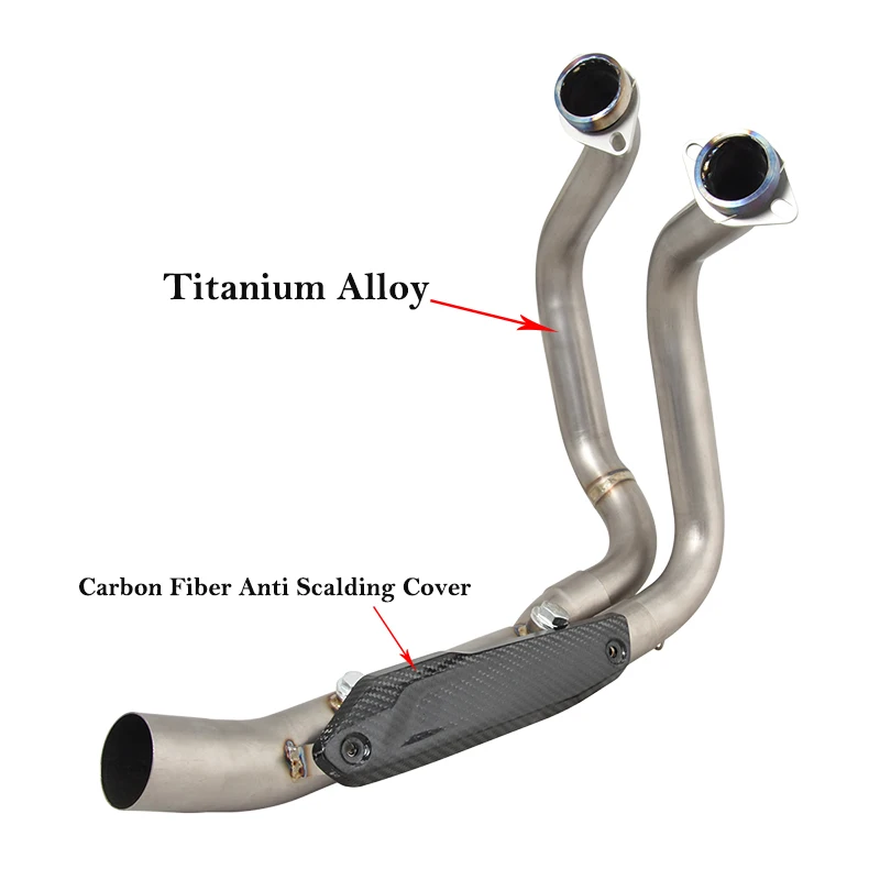 Silenciador de escape de carbono para BMW F900R/F900XR 2020-2024 - imagen 2