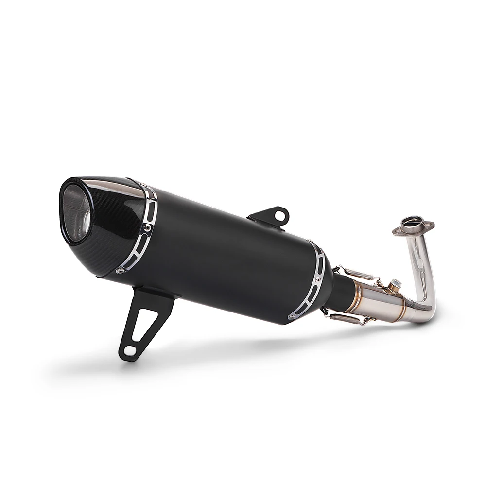 Tubo de escape completo de fibra de carbono para Yamaha XMAX 300 - imagen 2