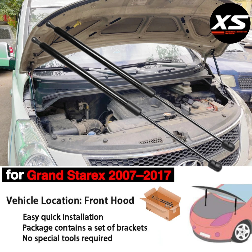 Kit de puntales de capó Hyundai Grand Starex 2007-2017