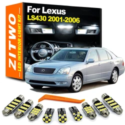 ZITWO Kit de luces LED interiores para Lexus LS 430 2001-2006