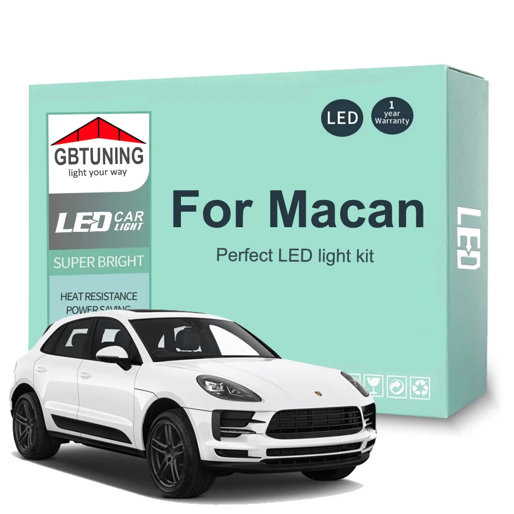 Kit bombillas LED Canbus interior para Porsche Macan 95B