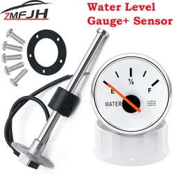 Sensor nivel agua marino acero inox 100-500mm 0-190ohm rojo 9-32V barco
