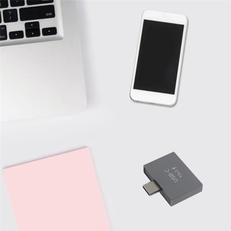 Adaptador USB-C en Y, macho a doble hembra, para carga PD - imagen 3