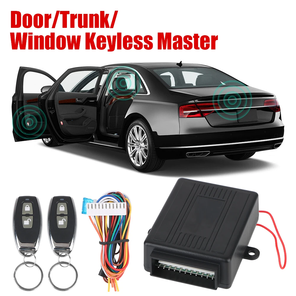 Control remoto puertas coche 12V con 2 mandos – entrada sin llave