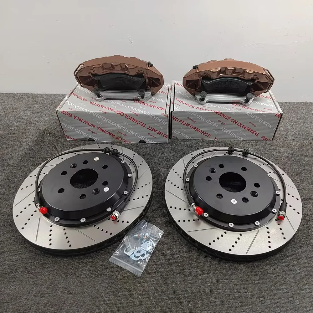 Kit frenos delanteros 6 pistones verde 355mm – Skoda Octavia 2006