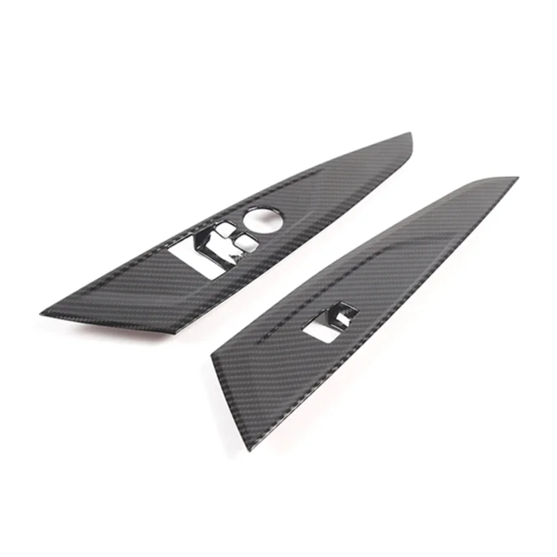 Para BMW Serie 4 G22 G23 2020-2023 ventana de coche botón de elevación de vidrio cubierta de marco de interruptor pegatinas embellecedoras Accesorios - imagen 2