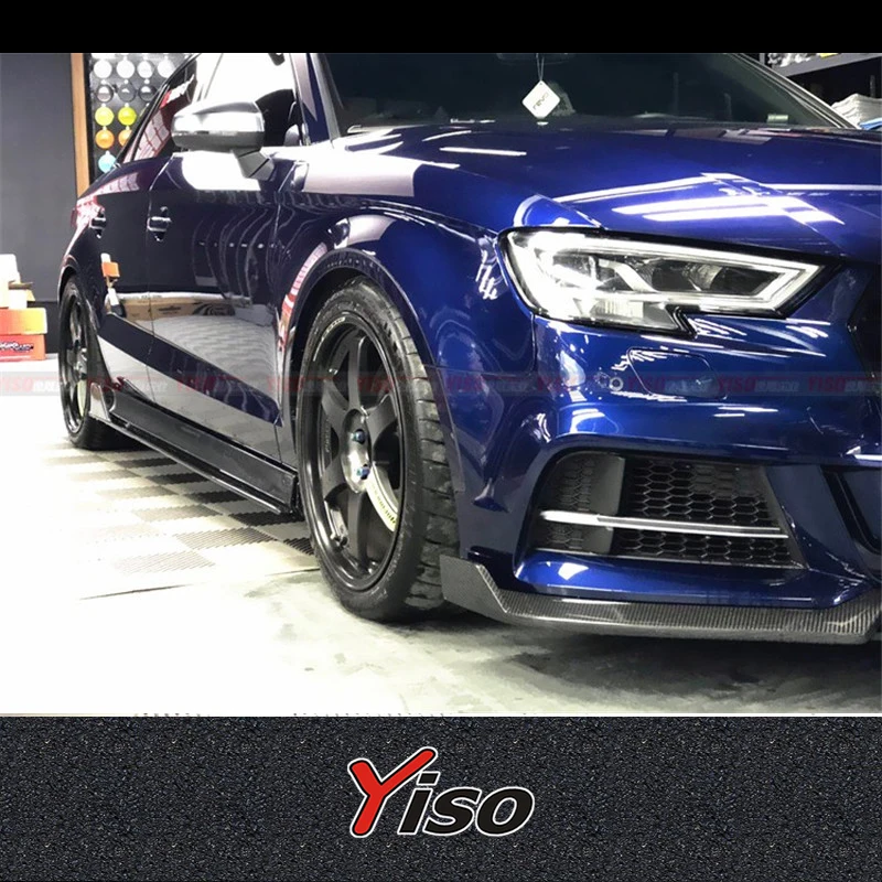 Faldón lateral Karztec fibra carbono Audi S3 8V - imagen 2