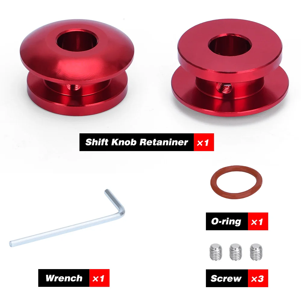 Tope de pomo de cambio universal con base fija de aluminio - imagen 3