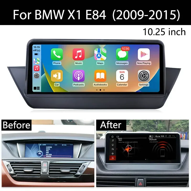 Radio Android BMW X1 E84 2009-2015 10,25" con CarPlay inalámbrico - imagen 3