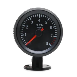 Tacómetro analógico LED 8000 RPM para coches 1-8 cilindros