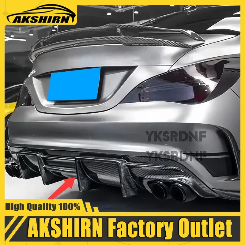 Difusor trasero fibra carbono Mercedes CLA W117 2013-2019