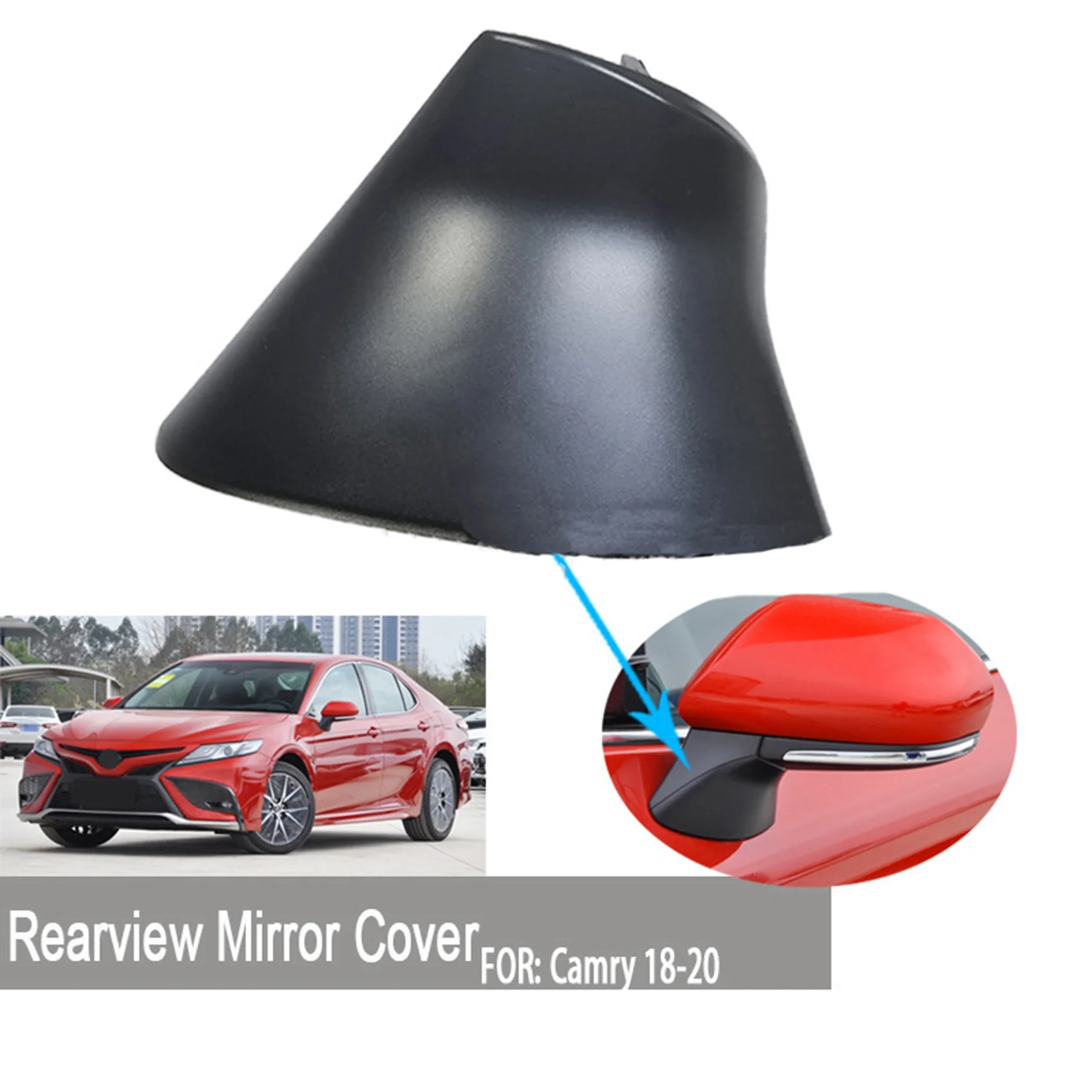 Par embellecedores base retrovisor triangular para Toyota Camry 70 LE 2018 - imagen 5
