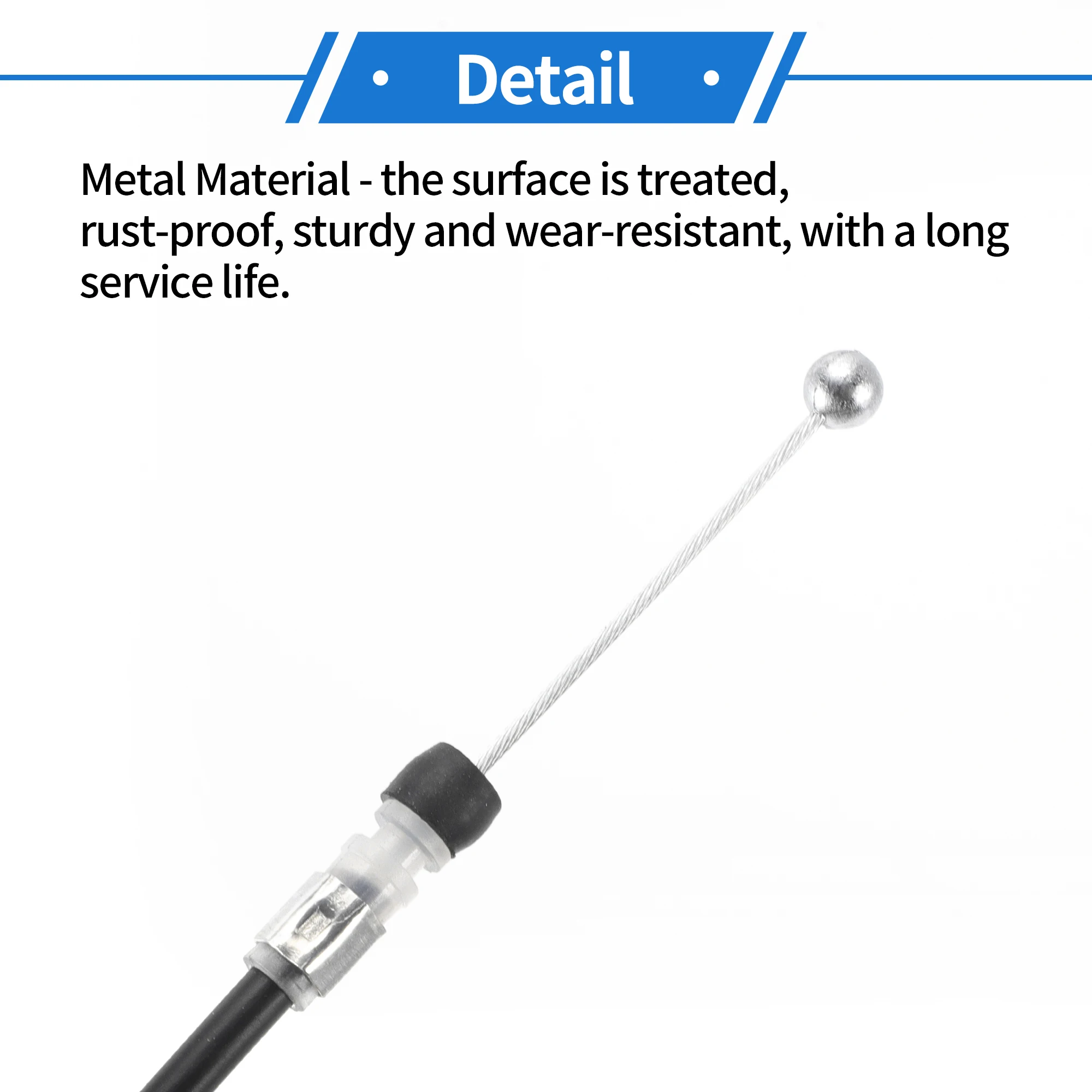 UXCELL 536300R040 Cable de apertura de capó para Toyota RAV4 - imagen 4