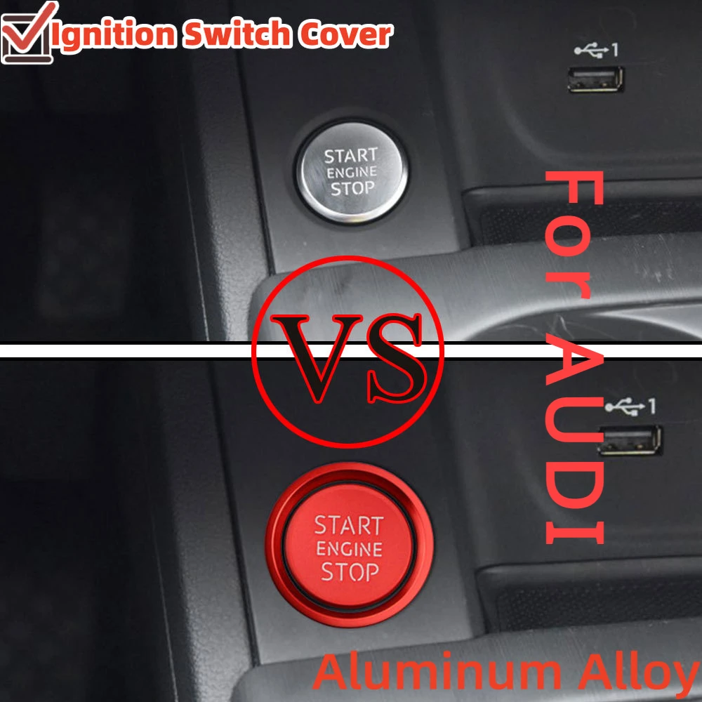 Embellecedor botón Start-Stop Audi A4 A5 A6 A7 Q5 B8 B9 C7 - imagen 2