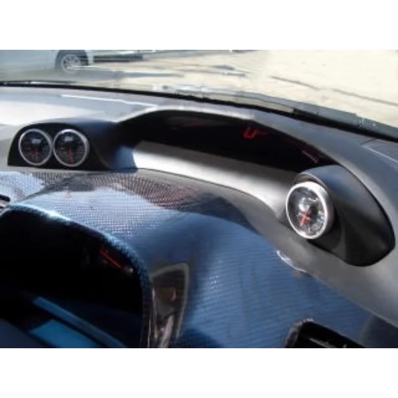 Cubierta panel instrumentos fibra de carbono Honda Civic FD2 - imagen 4