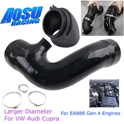 Codo de admisión turbo de silicona para VW Golf 8 EA888 EVO