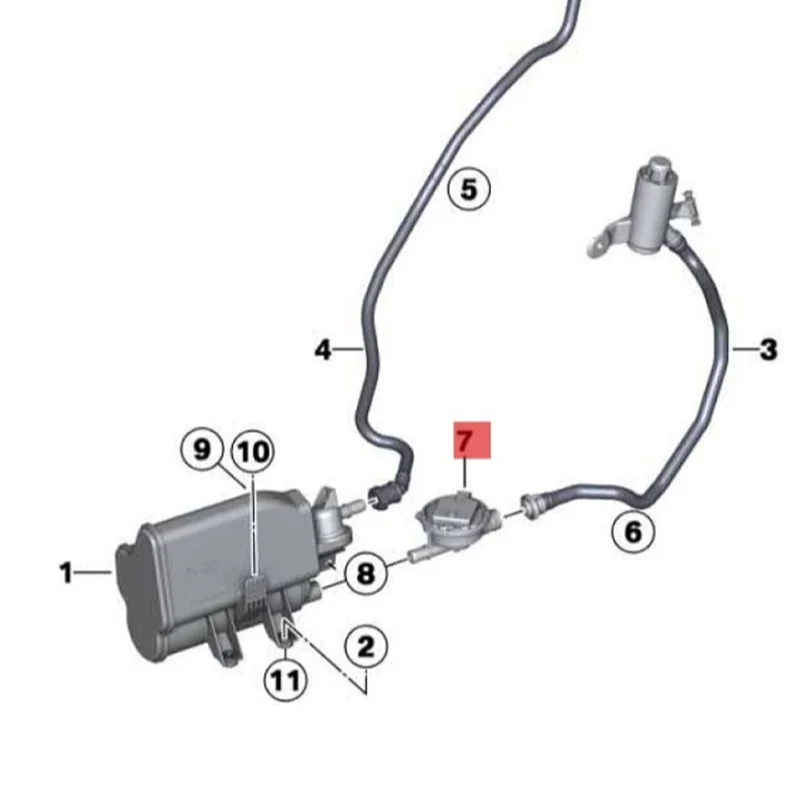 Módulo diagnóstico fugas BMW F20 F22 F30 F32 F80 - imagen 2