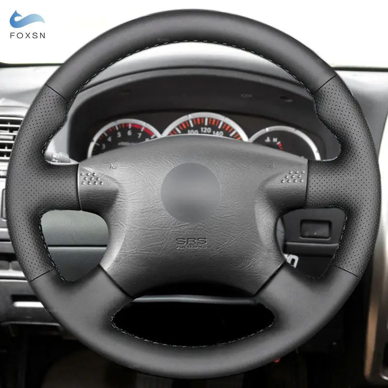 Funda volante cuero negro Nissan Almera N16, X-Trail T30 y Primera P12