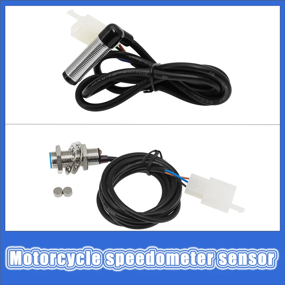 Sensor Velocímetro Moto Impermeable Universal Compatibilidad 1-4 Cilindros