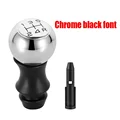 Chrome black font