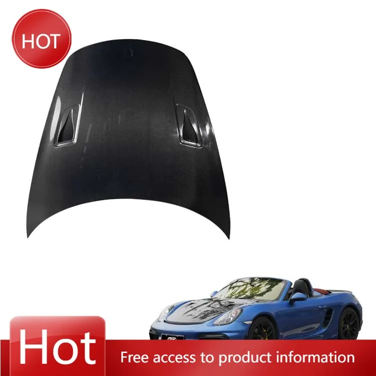 Capó fibra carbono RS para Porsche 718 Cayman Boxster