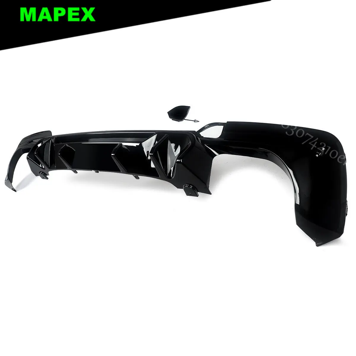 Faldón lateral negro brillante para BMW X3 G01