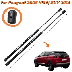 Amortiguadores de maletero en fibra de carbono para Peugeot 3008