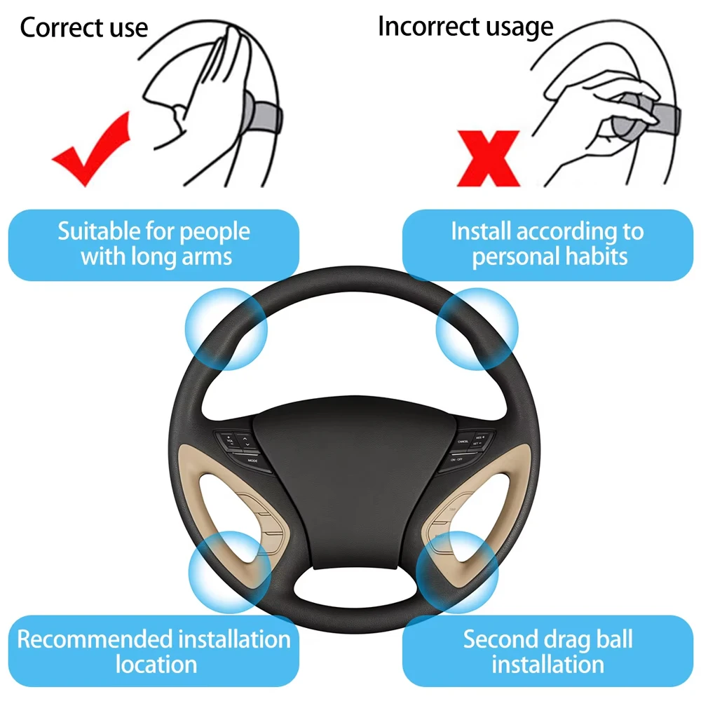 Perilla giratoria de bola para volante universal - imagen 5