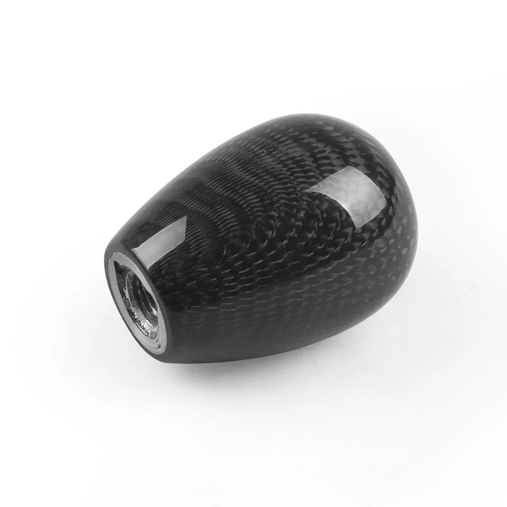 Pomo de cambio ovalado de fibra de carbono 6 velocidades universal - imagen 5