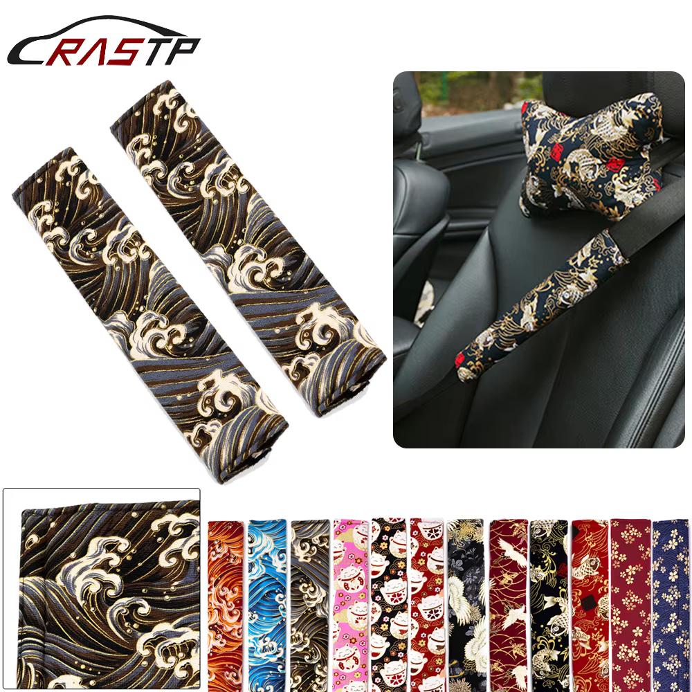 Funda Protectora Cinturón de Seguridad Tela - Cobertor Hombro Universal
