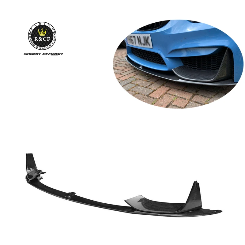 BMW M3 M4 F80-F83 labio divisor carbono MP 2015-21