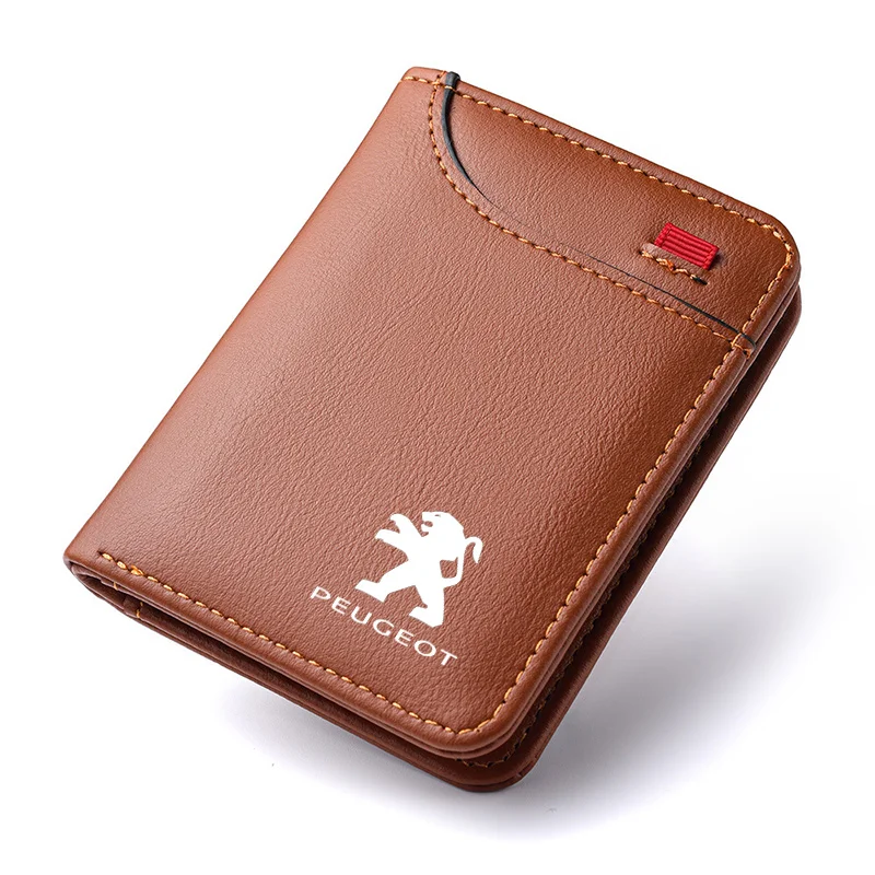 Cartera transversal de cuero para coche con clip para dinero – Peugeot - imagen 5