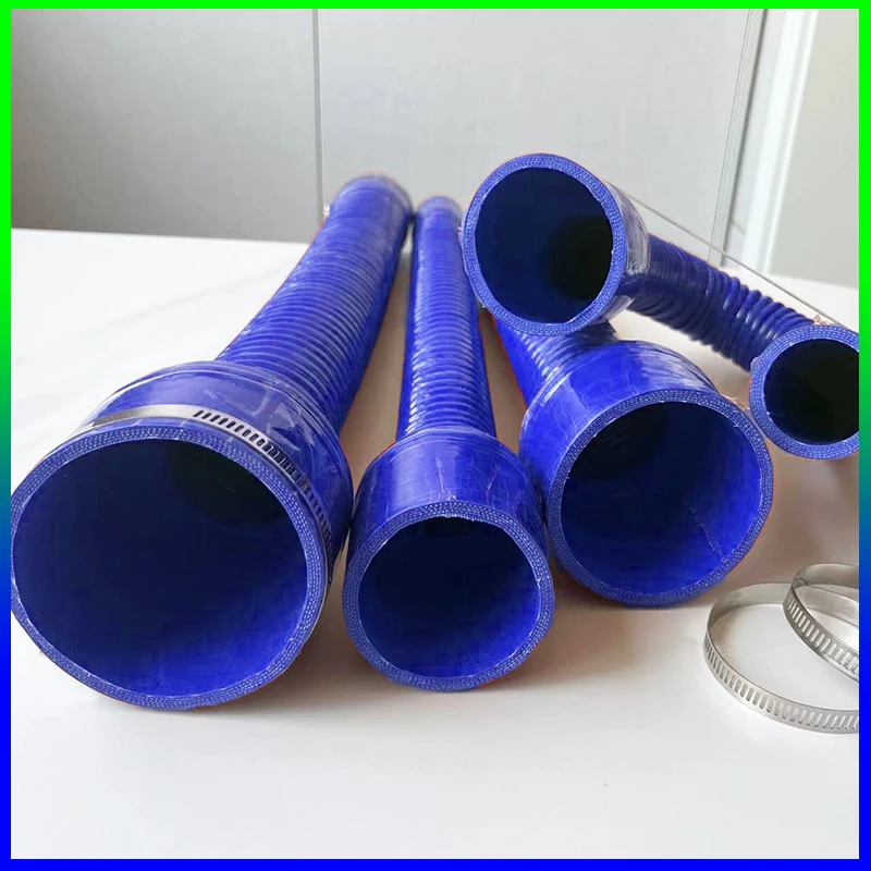 Tubo flexible silicona reductor diámetro universal alta presión azul - imagen 3
