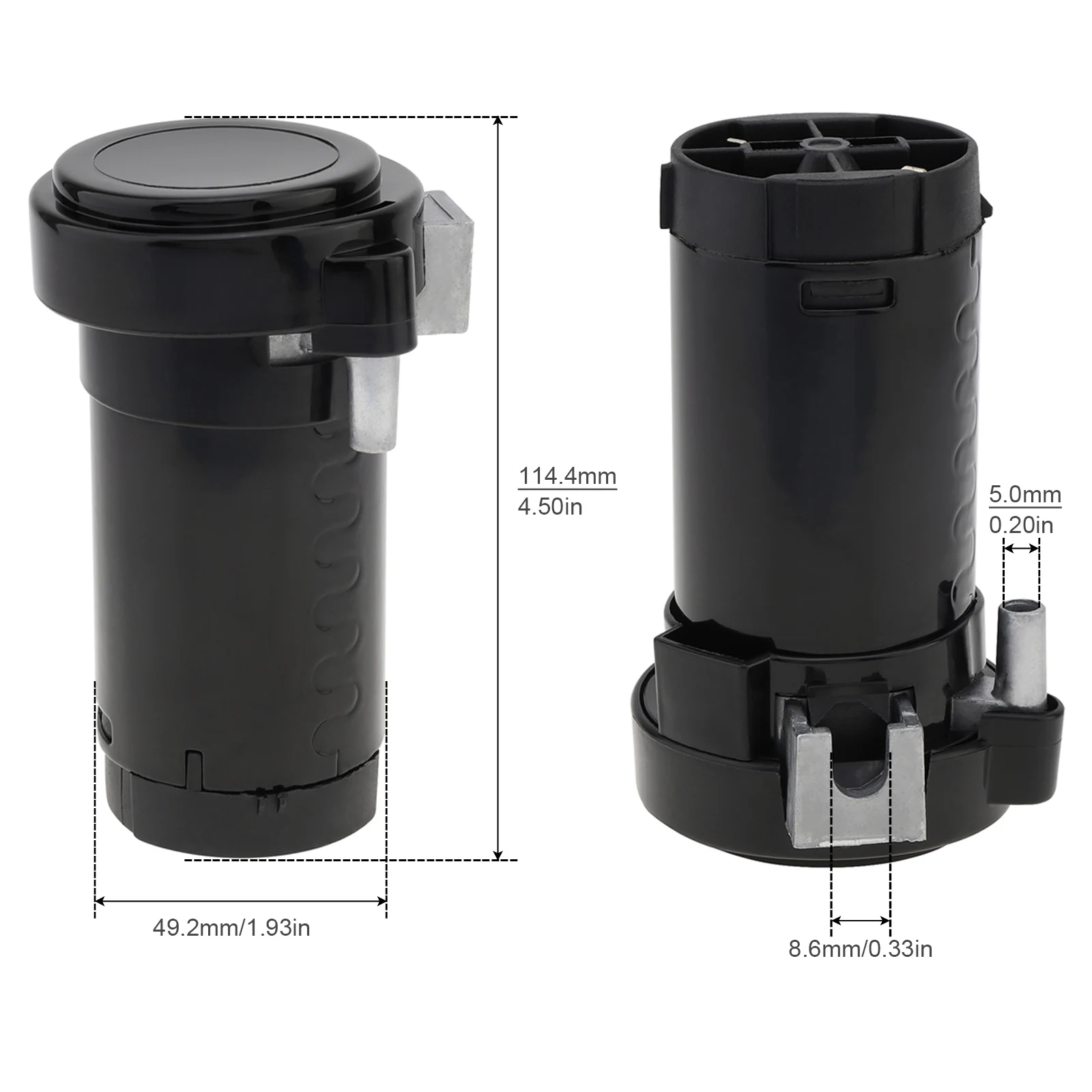 Compresor para bocina de aire universal 12/24 V - imagen 2
