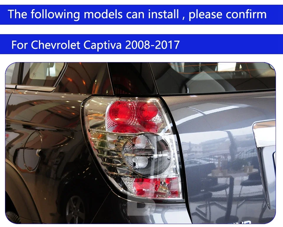 Detalle del interior de la lámpara trasera mostrando el circuito LED